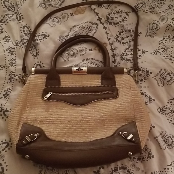 Olivia + Joy Tan Woven Bag - Picture 2 of 7